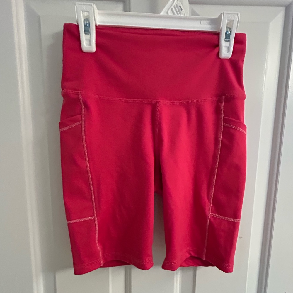 Jessica Simpson Pink Compression Bike Shorts